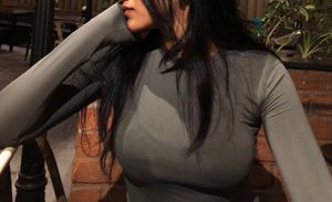 Fitted Greyish Top