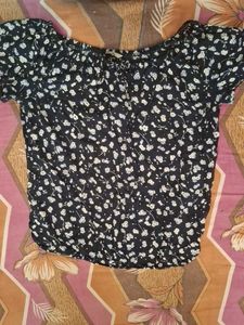 DNMX Navy Blue Top In M Size