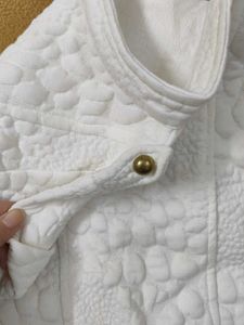 White Crop Jacket