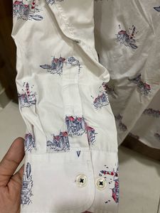 Arrow Men’s Printed Casual Shirt - Size M