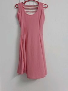 Pink Sleeveless Dress