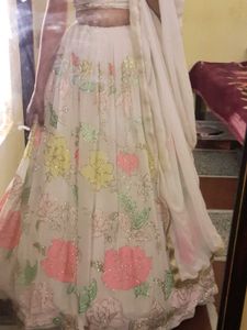 Cutest White Lehenga