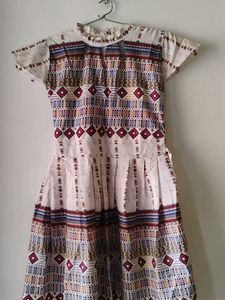 Patterned Casual Dress