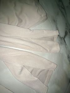 H &amp; M Beige Slit Hem Pants