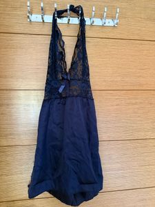 set of 2 Black &amp; blue Lingerie