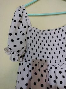 Polka Dot Tiered Dress