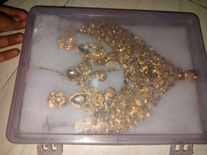 Golden Jewelry Set