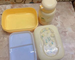 Kawaii Pineapple Lunchbox &amp; Bottle Set