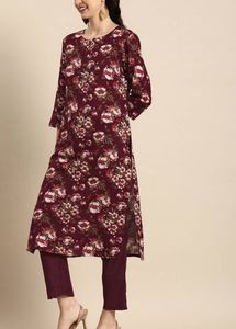 Most beautiful floral printed kurthi set