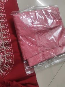 Red Kurta Set