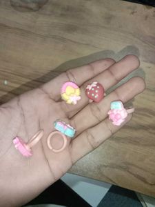 Cute Hair Clip( 4 ).Little Cleture ( 3 ).Rings(5)