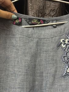 Embroidered Layered Kurta