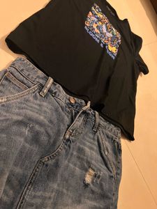 Combo Shirt With Top