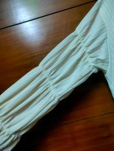 White Long Sleeve Top