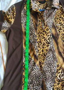 Animal Print Shirt Bust 42