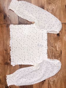 H&amp;M Polka Dot Top