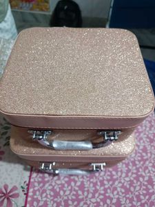 Sparkly Pink vanity box set of 2