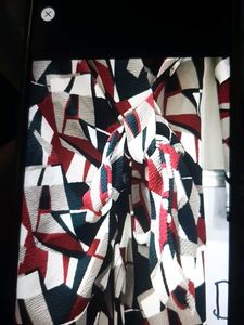 Patterned Wrap Dress