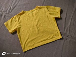 Yellow Cute Top For Girls