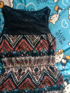 Patterned Maxi Dress