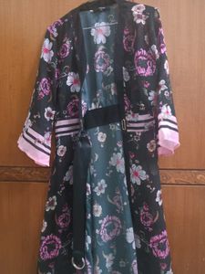 Madame Floral Print Kimono Shrug