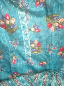 Li Synthetic Chiffon With Golden Button