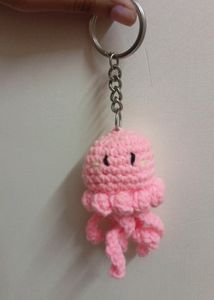 Crochet Octopus Keychain Or Charm🦑