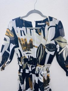 Abstract Print Dress