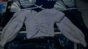 Trendy Woolen Top For Girls