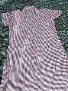Checked Shirt Dress
