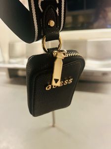 authentic Guess Black Tote Bag