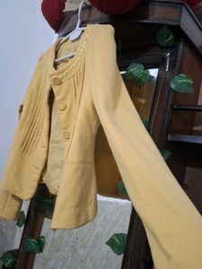 Elegant Mustard Yellow Jacket