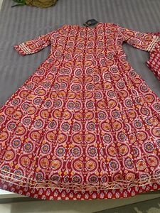 Jaipuri Anarkali Kurta Set