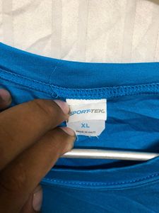 Sport -Tek Blue Long Sleeve T Shirt