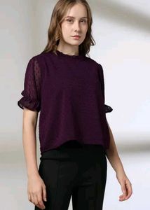 FIG Elegant Ruffled Top