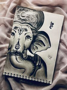 drawing og Lord Ganesha art