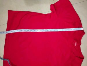 Women Red Tshirt