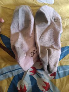 Pink Ankle used Socks
