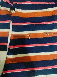 Striped Long Sleeve Dress