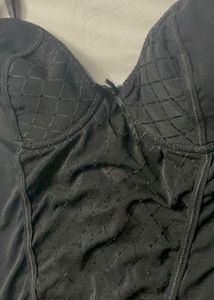 Elegant Black Bustier Top