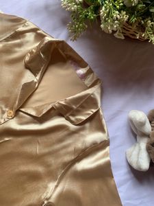 Satin Sleepwear Shirt