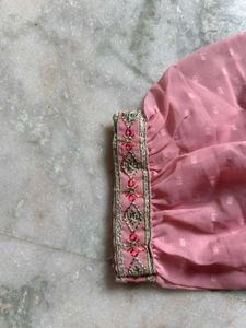 Dressberry Embroidered Pink Top