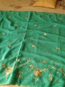 Fully Embroidery Saare With Blouse