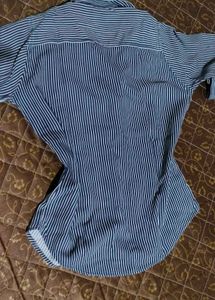 Striped Button-Down Shirt