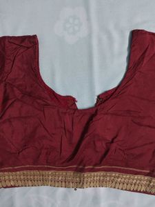 Maroon Stiched Blouse