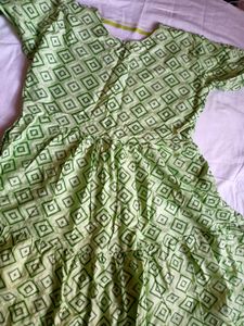 Cotton Sequence Work Tunic Top/Short Jaipuri Kurti