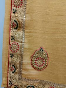 Elegant Yellow Saree