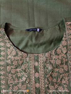 Elegant Green Kurta Set