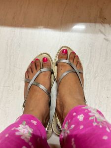 Silver Sandals