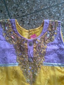 Beautiful Festive Kurtas Designed With Pearls